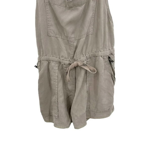Aritzia Wilfred Free Beatriz Drawstring Overall Romper Ashen Gray Size XS - Picture 4 of 10